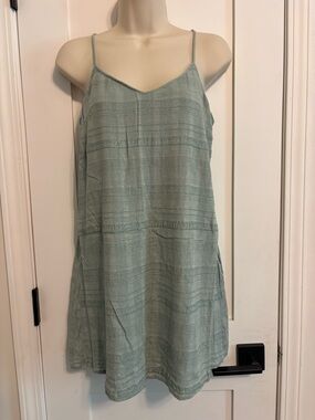 American Eagle Outfitters Light Sage Green Mini Dress